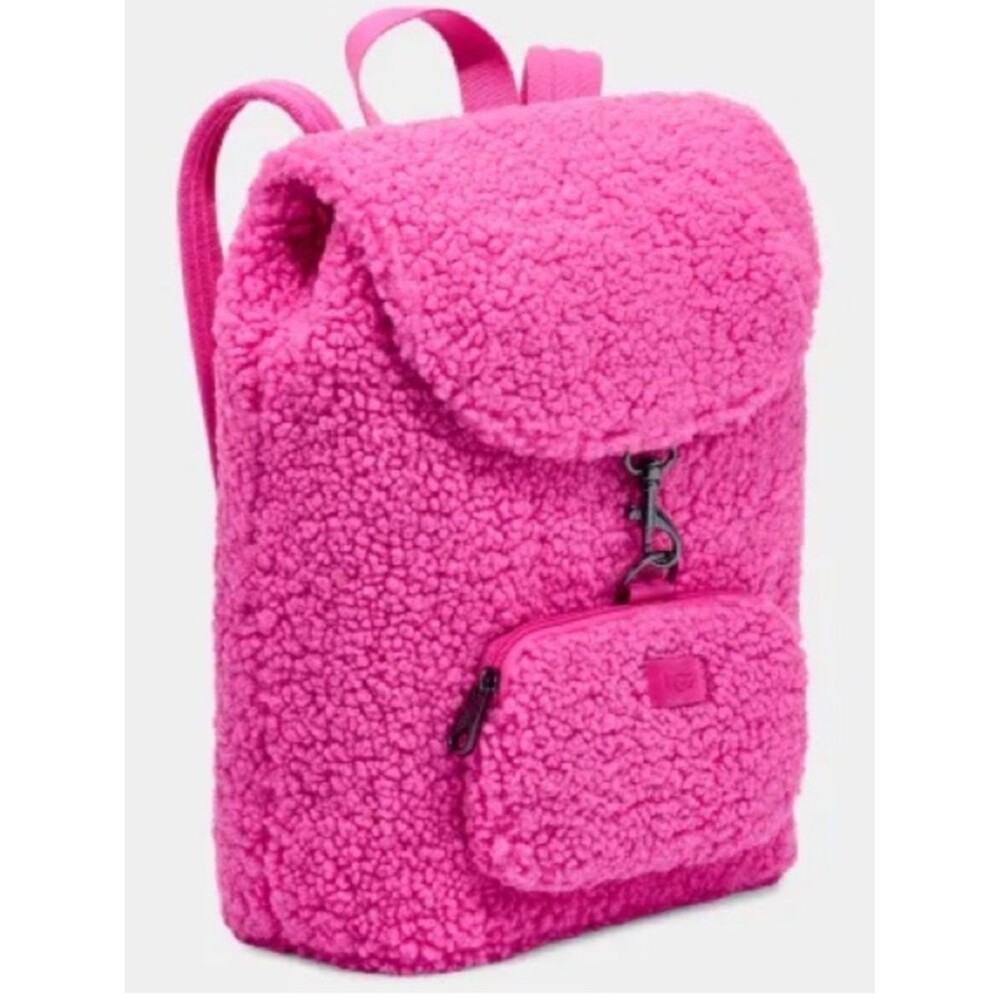 UGG Inara Sherpa Backpack Fushia Hot Pink - Picture 6 of 8